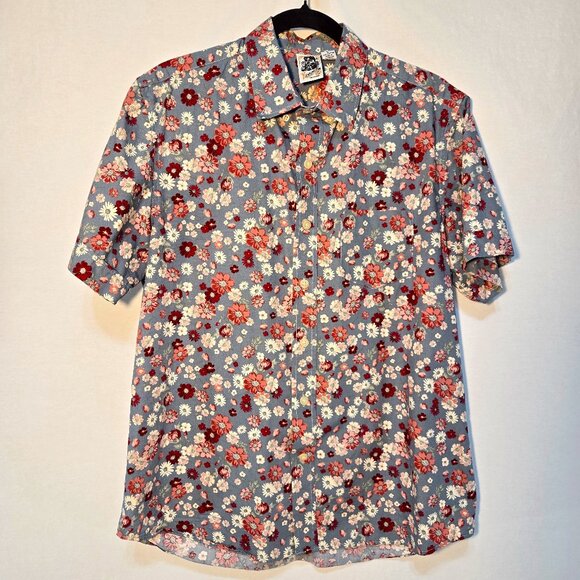 Kennington Ltd. Other - Vintage KENNINGTON LTD. Grandpa UNISEX Festival Green Floral Shirt Men's Size L.